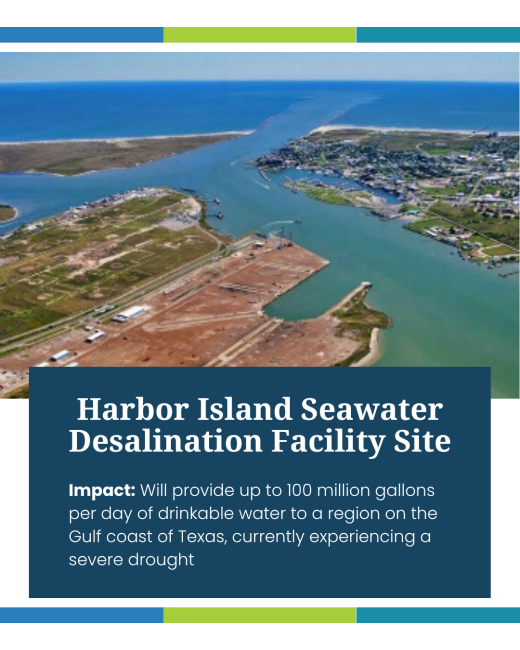 Harbor Island project site aerial shot