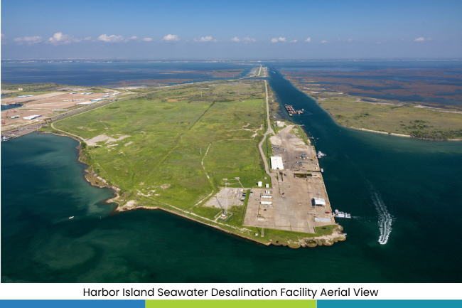 Harbor Island project site aerial view